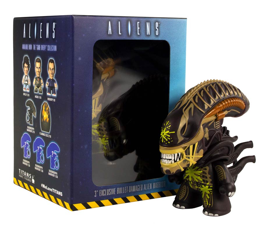Aliens Titans Alien Acid Bullet Holes 3-Inch Con Exclusive Vinyl Figure