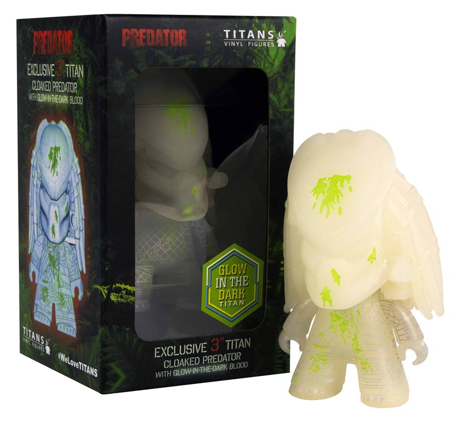 Predator Titans Glow-In-The-Dark Predator 3-Inch Con Exclusive Vinyl Figure
