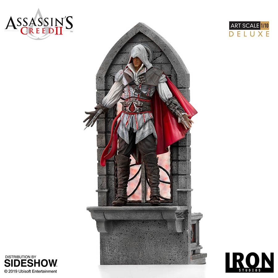 Assassins Creed II Ezio Auditore Deluxe 1/10 Scale Art Scale Statue