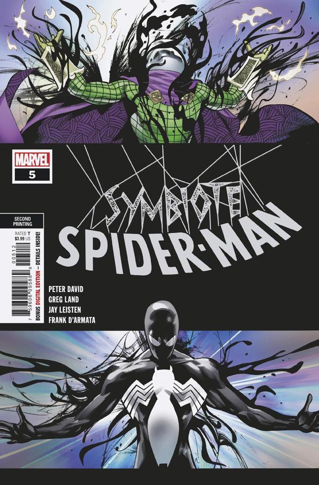 Symbiote Spider-Man #5 Cover B 2nd Ptg Variant Greg Land Cover