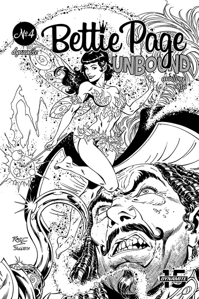 Bettie Page Unbound #4 Cover H Incentive John Royle Black & White Dressed Cover