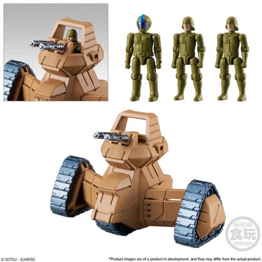 Mobile Suit Gundam Micro Wars 2 #05 Cui & 3 Zeon soldiers