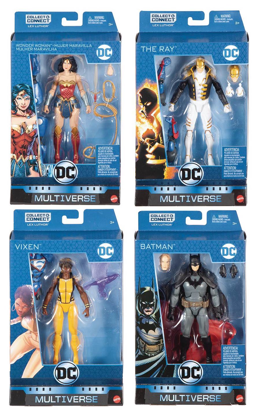 DC Multiverse 6-Inch Action Figure Assortment Case Lex Luthor Wave