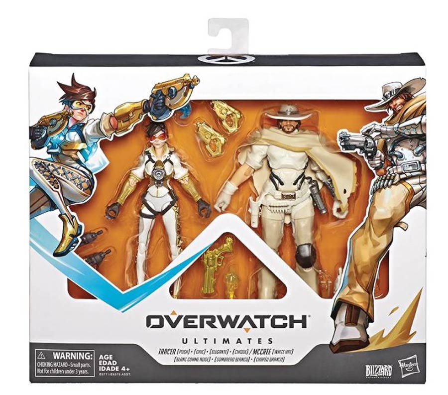 Overwatch Ultimates 6-Inch Dual Pack Action Figure Assortment 201902 - White Hat McCree & Posh Tracer
