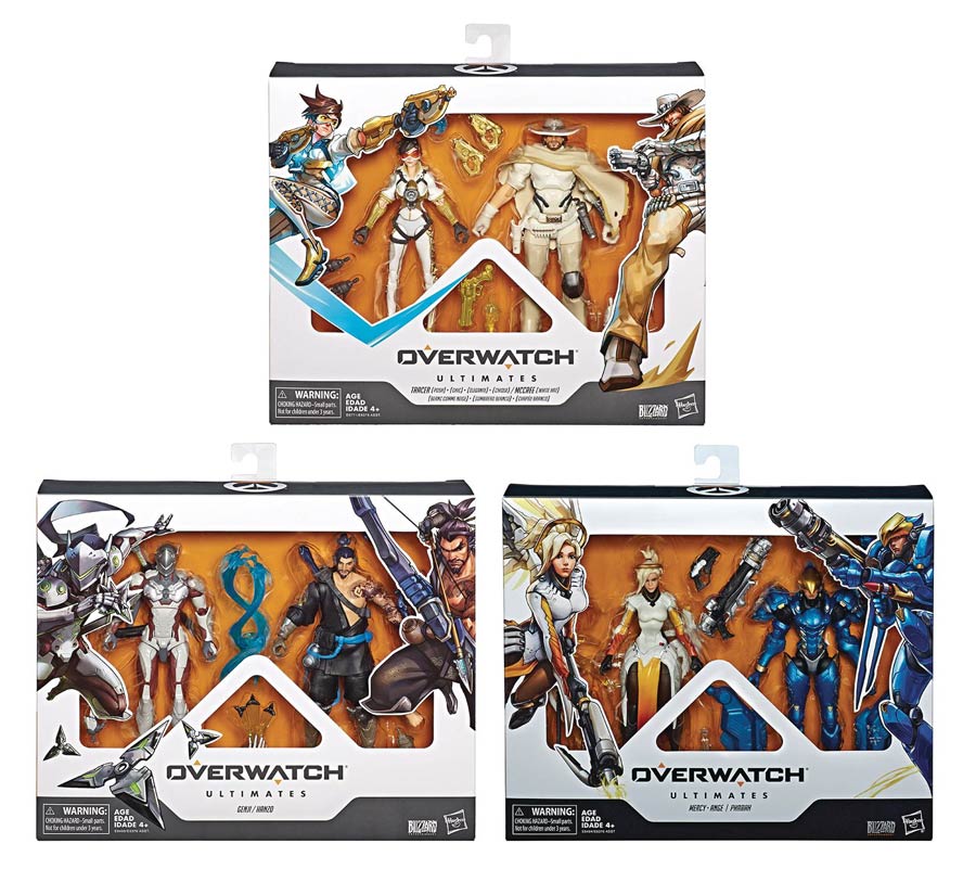 Overwatch Ultimates 6-Inch Dual Pack Action Figure Assortment Case 201902