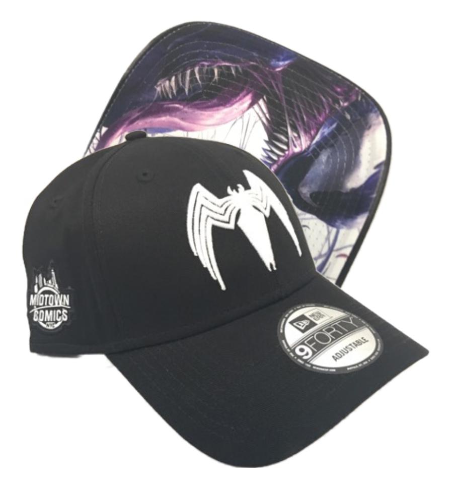 Midtown Comics Exclusive Venom II Logo Black 940 Velcro Strap Cap