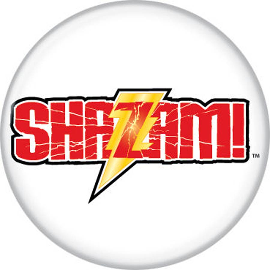 DC Comics SHAZAM 1.25-inch Button Logo (87743)
