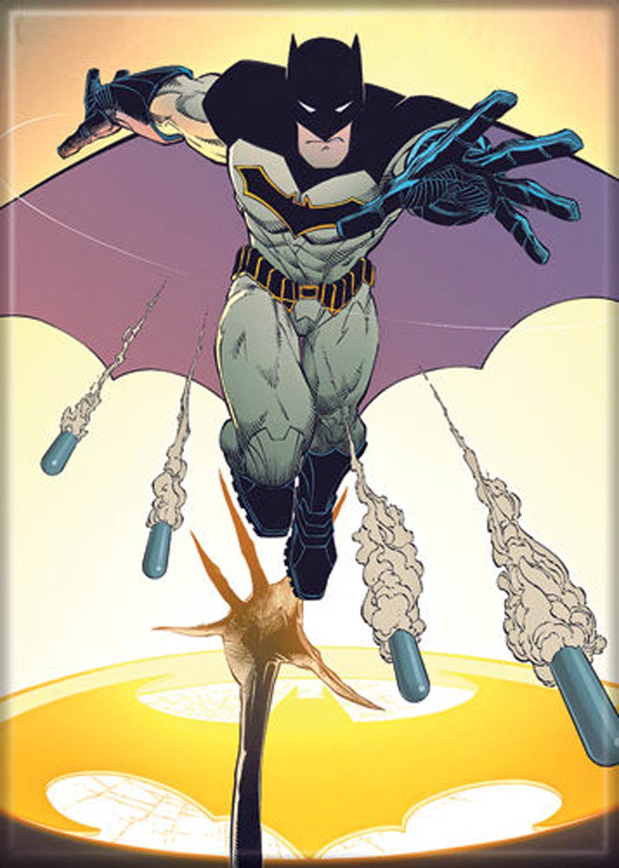 DC Comics Batman 2.5x3.5-inch Magnet Batman On Yellow (73430DC)