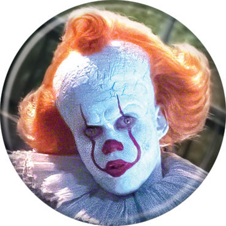 IT Chapter 2 1.25-inch Button Pennywise Head Tilt (87688)
