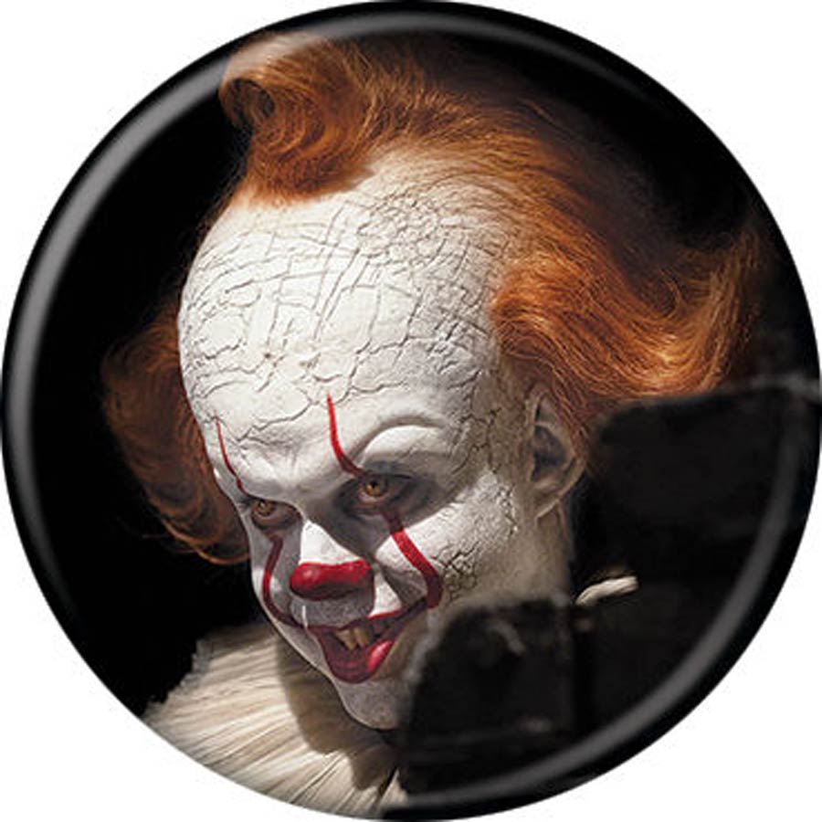 IT Chapter 2 1.25-inch Button Pennywise Side View (87689)