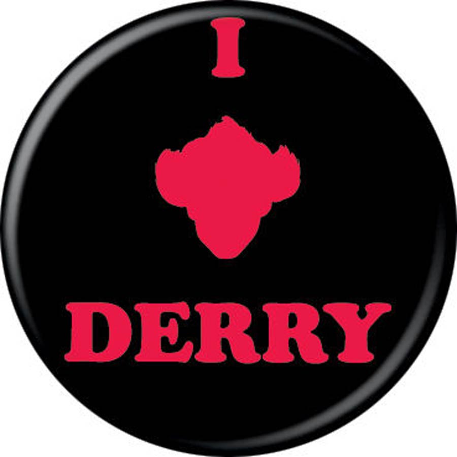IT Chapter 2 1.25-inch Button I Pennywise Derry (87695)