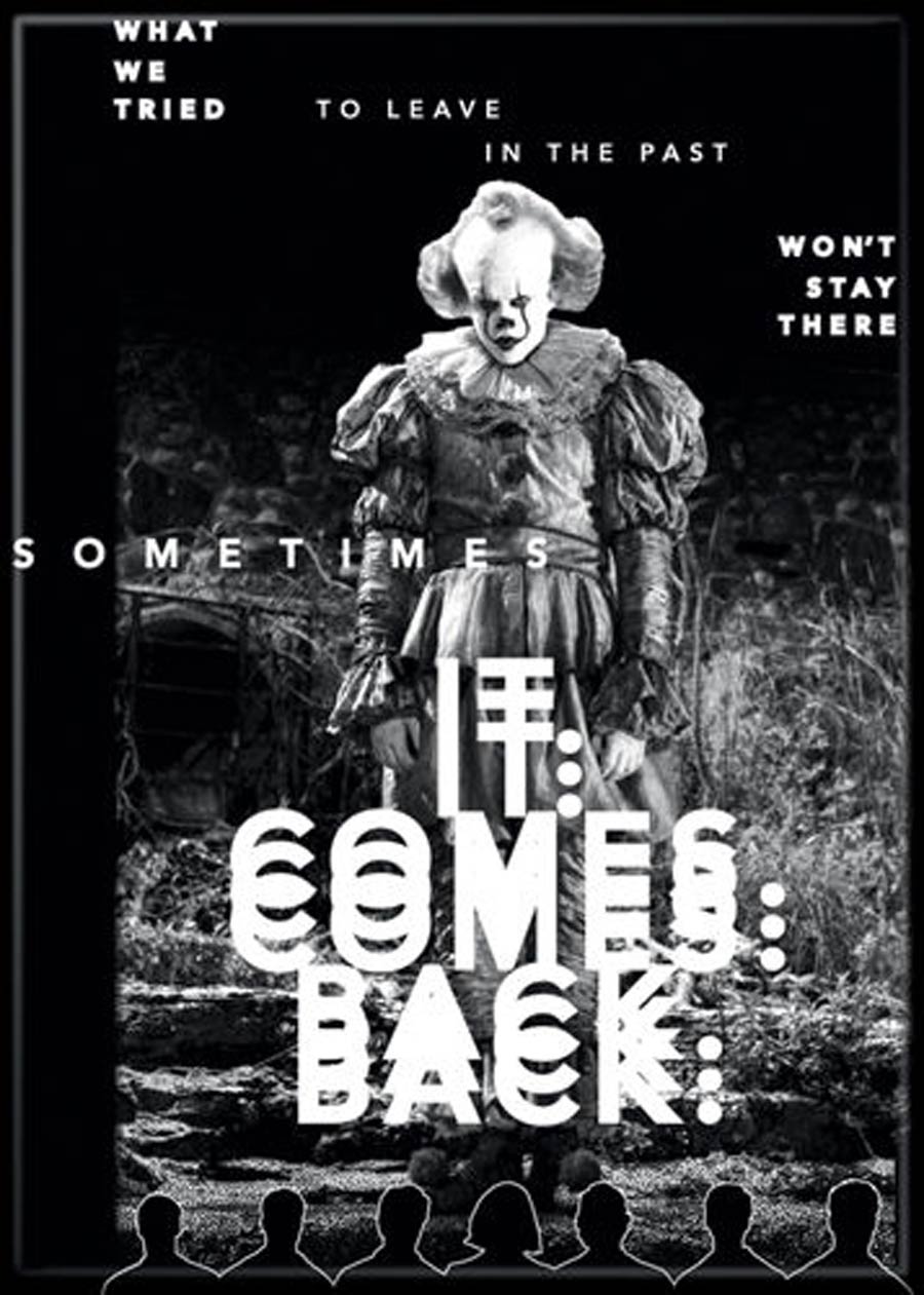 IT Chapter 2 2.5x3.5-inch Magnet It Comes Back (73403M)