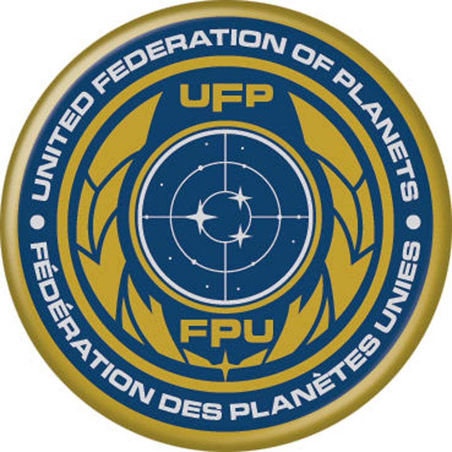 Star Trek Discovery 1.25-inch Button UFP (87613)