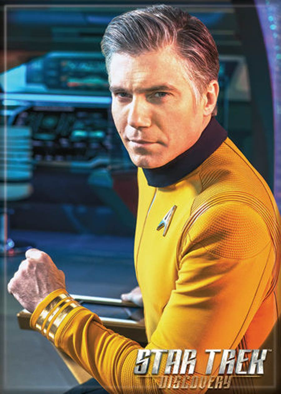 Star Trek Discovery 2.5x3.5-inch Magnet Captain Pike Yellow (73362ST)