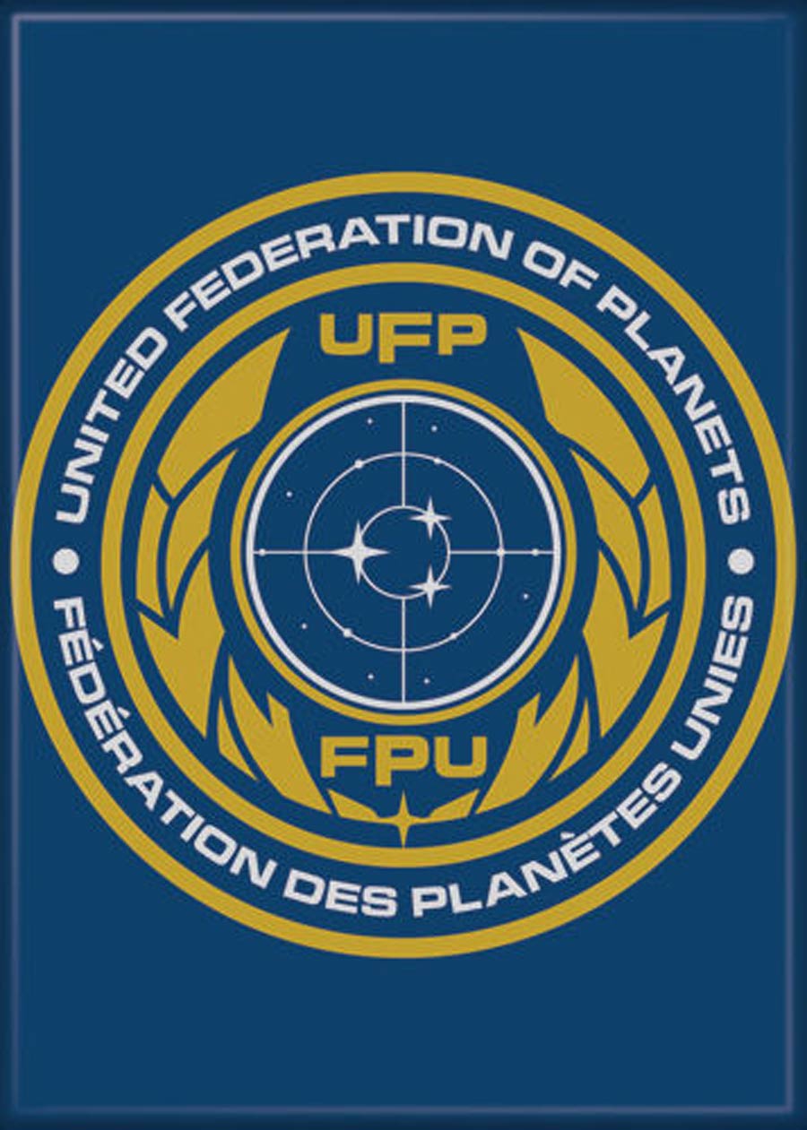 Star Trek Discovery 2.5x3.5-inch Magnet UFP (73368ST)