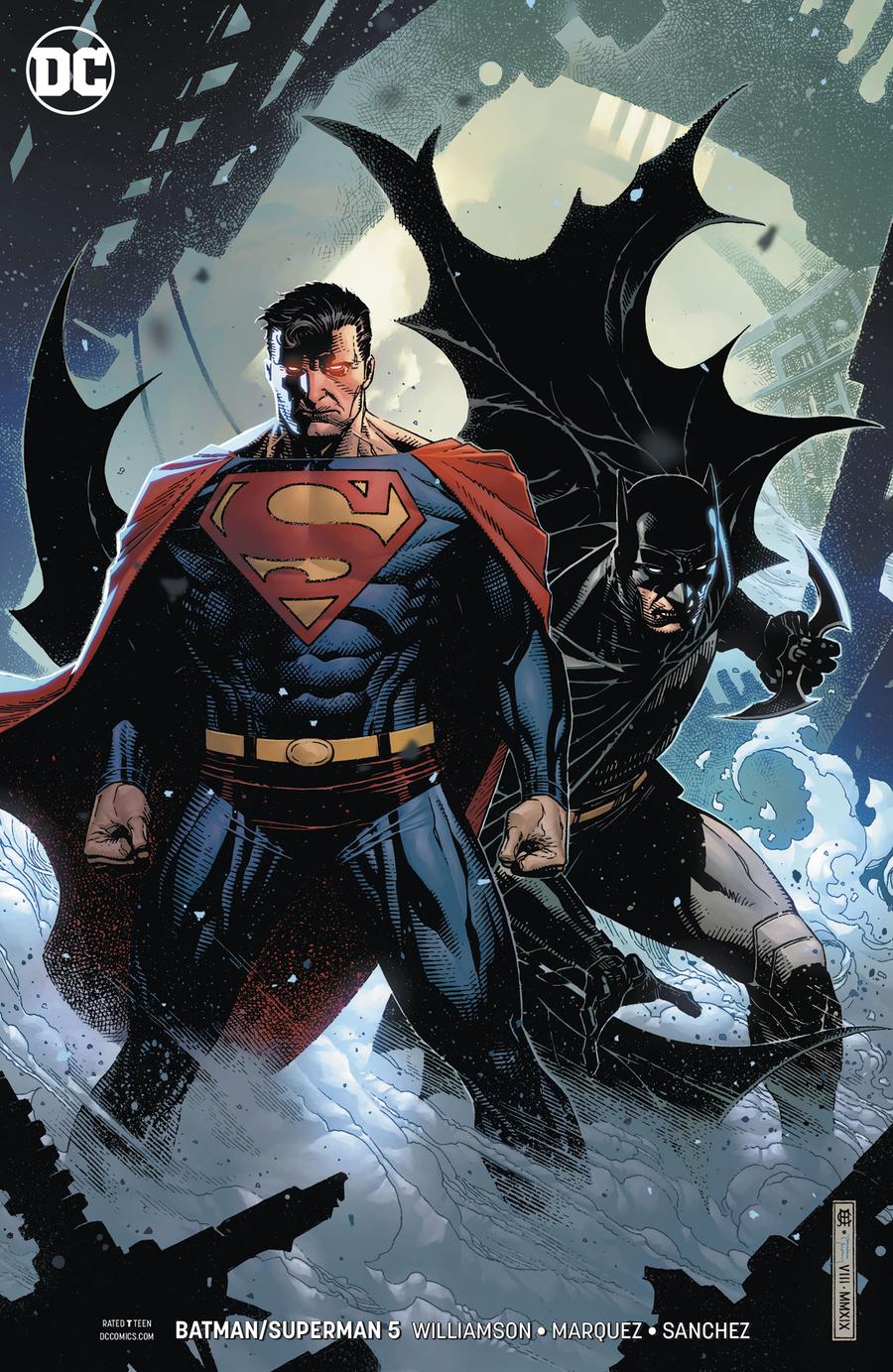 Batman Superman Vol 2 #5 Cover B Variant Jim Cheung Card Stock Cover (Year Of The Villain Hell Arisen Prelude)