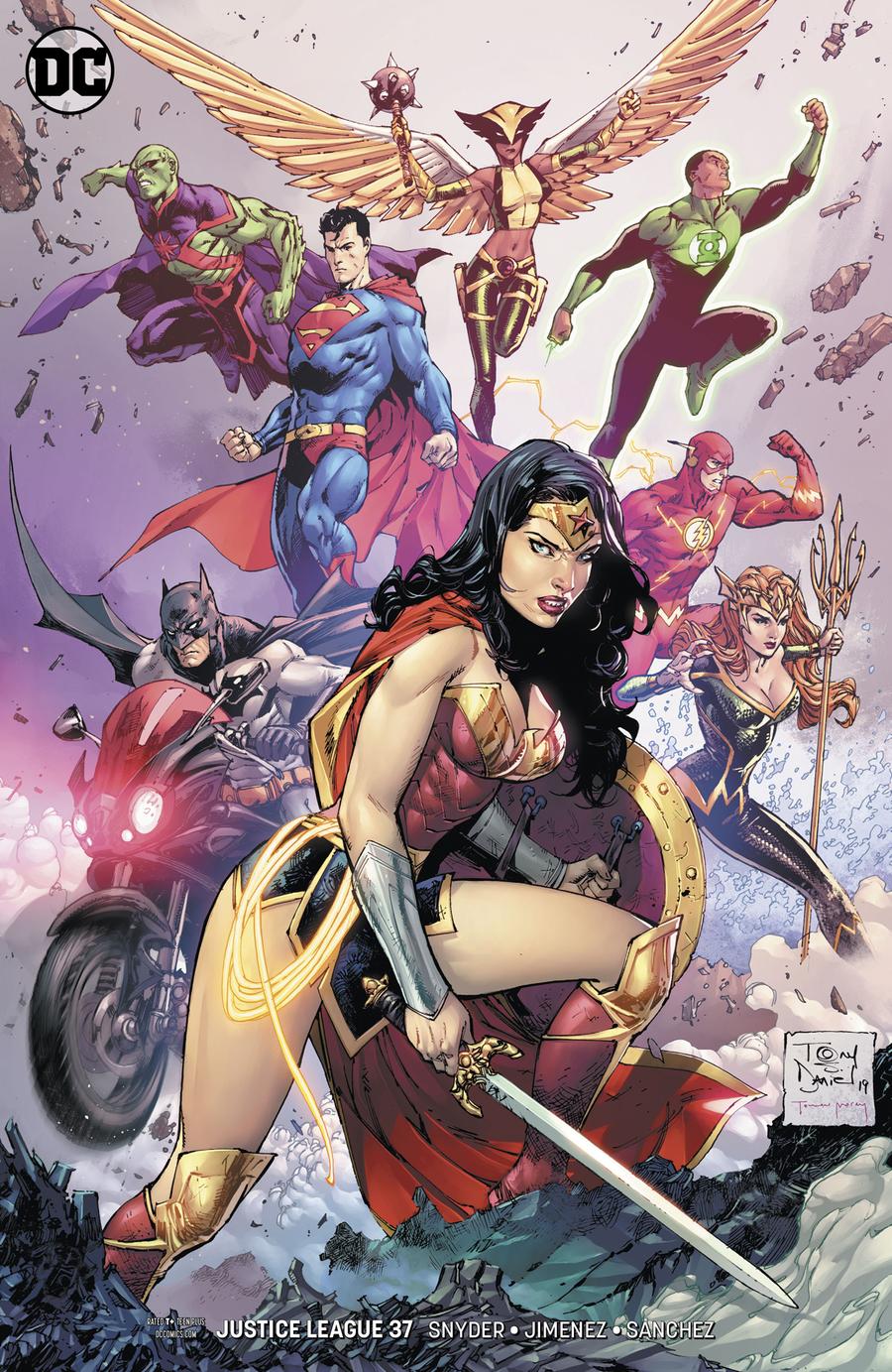 Justice League Vol 4 #37 Cover B Variant Tony S Daniel Cover