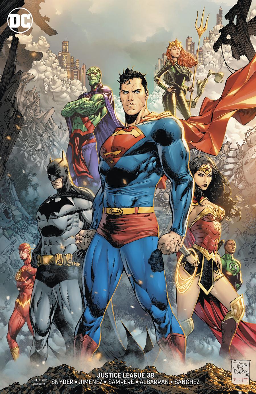 Justice League Vol 4 #38 Cover B Variant Tony S Daniel Cover (Year Of The Villain Hell Arisen Prelude)