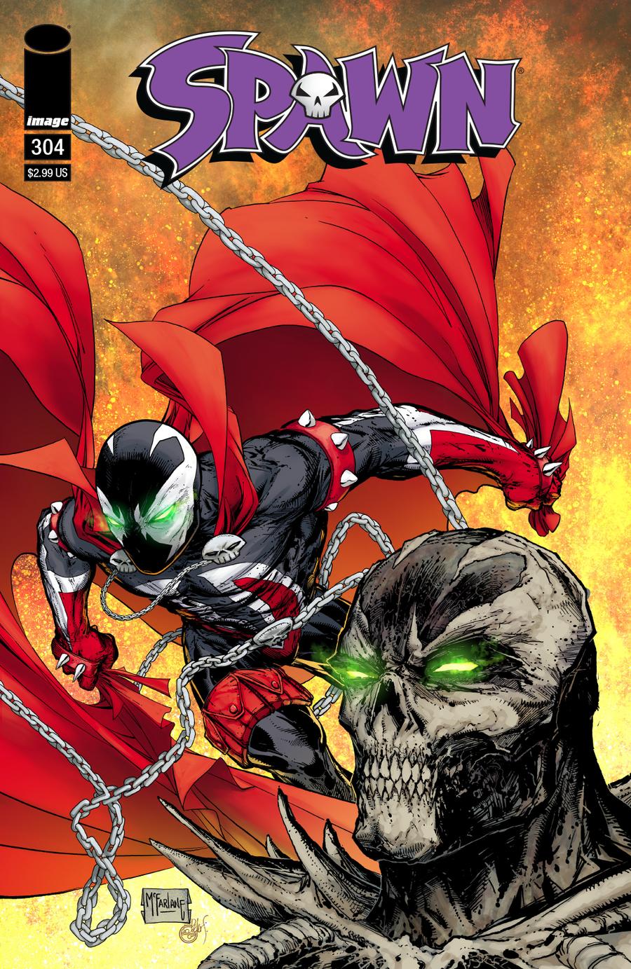 Spawn #304 Cover B Variant Todd McFarlane Cover