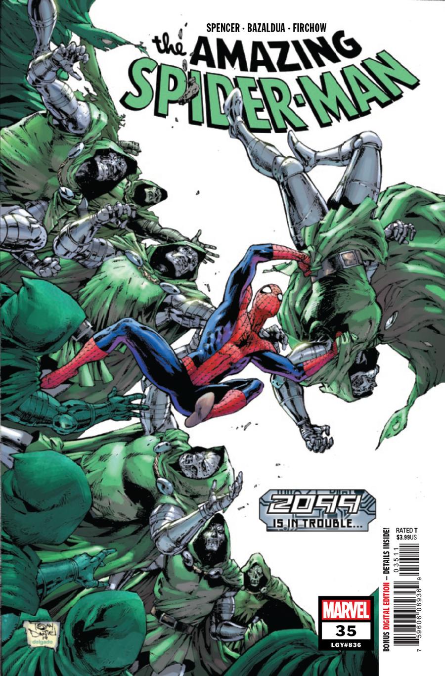 Amazing Spider-Man Vol 5 #35 Cover A Regular Tony Daniel Cover (2099 Tie-In)