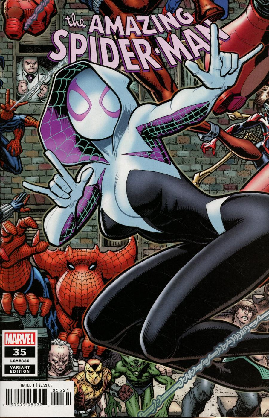 Amazing Spider-Man Vol 5 #35 Cover C Variant Arthur Adams 8-Part Connecting Cover (2099 Tie-In)