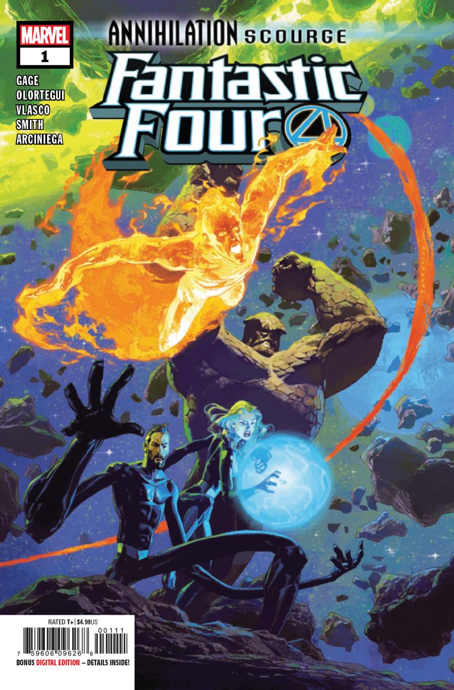 Annihilation Scourge Fantastic Four #1 Cover A Regular Josemaria Casanovas Cover