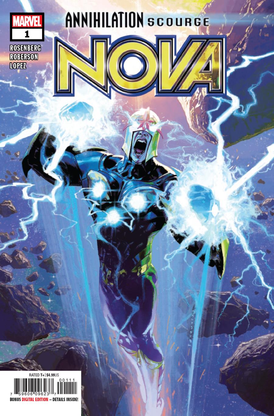 Annihilation Scourge Nova #1 Cover A Regular Josemaria Casanovas Cover