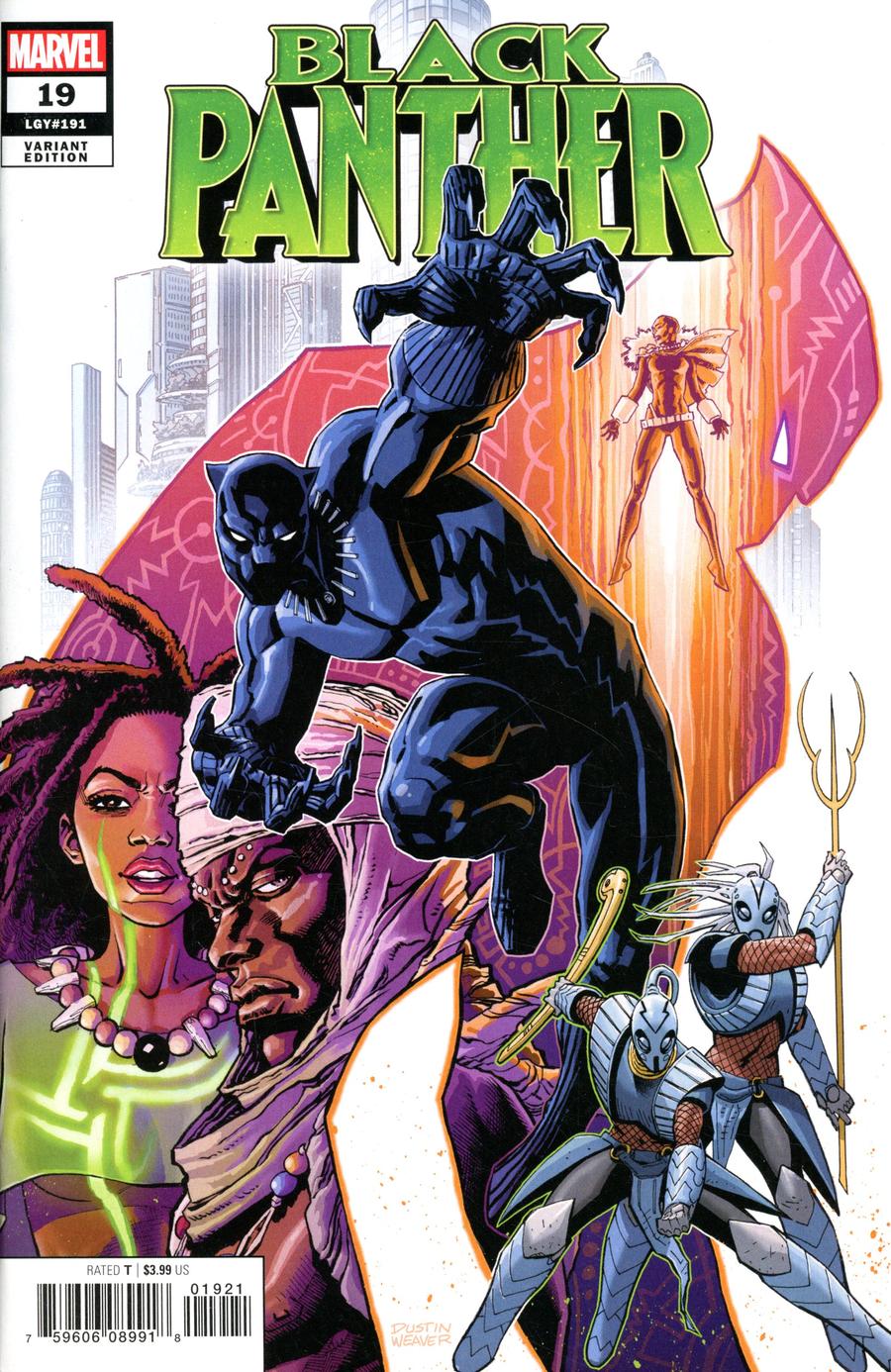 Black Panther Vol 7 #19 Cover B Variant Dustin Weaver Cover