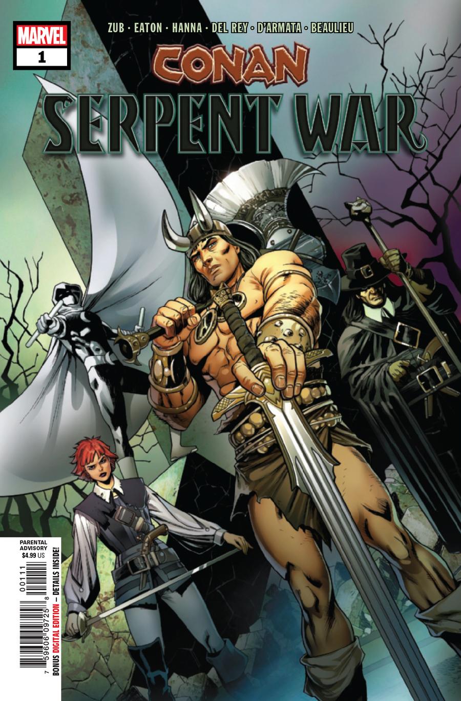 Conan Serpent War #1 Cover A 1st Ptg Regular Carlos Pacheco Cover