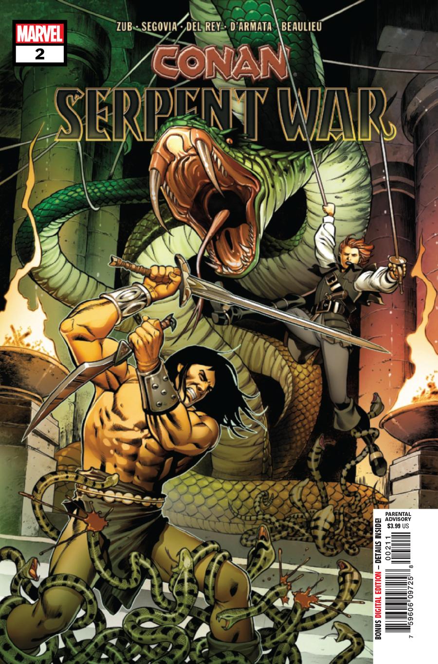 Conan Serpent War #2 Cover A Regular Carlos Pacheco Cover