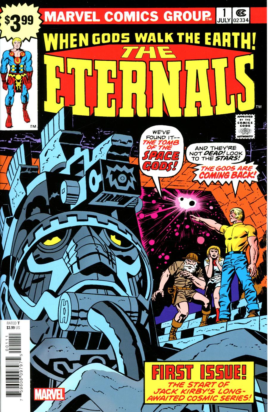 Eternals #1 Cover C Facsimile Edition