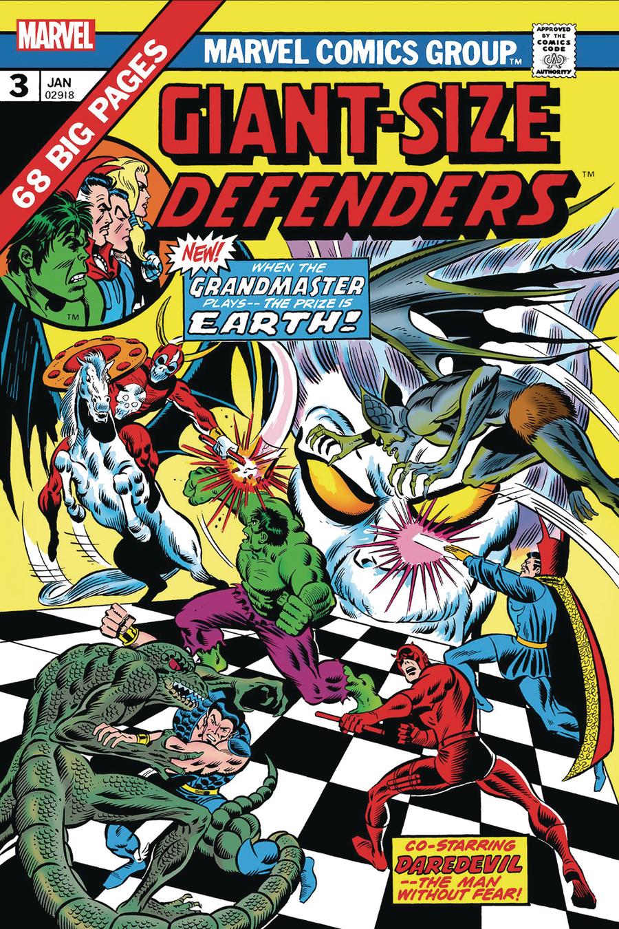 Giant-Size Defenders #3 Cover B Facsimile Edition