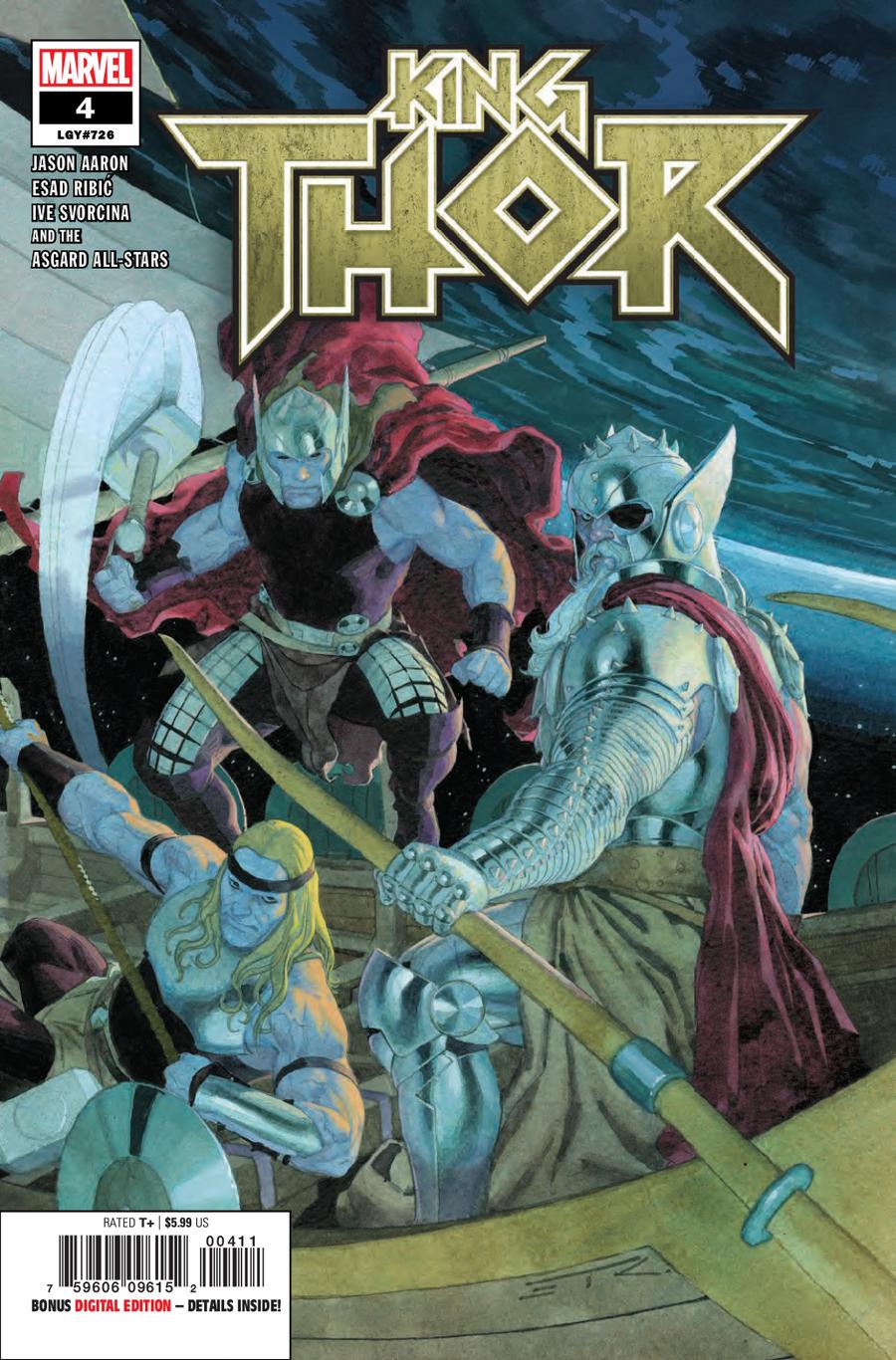 King Thor #4 Cover A Regular Esad Ribic Cover
