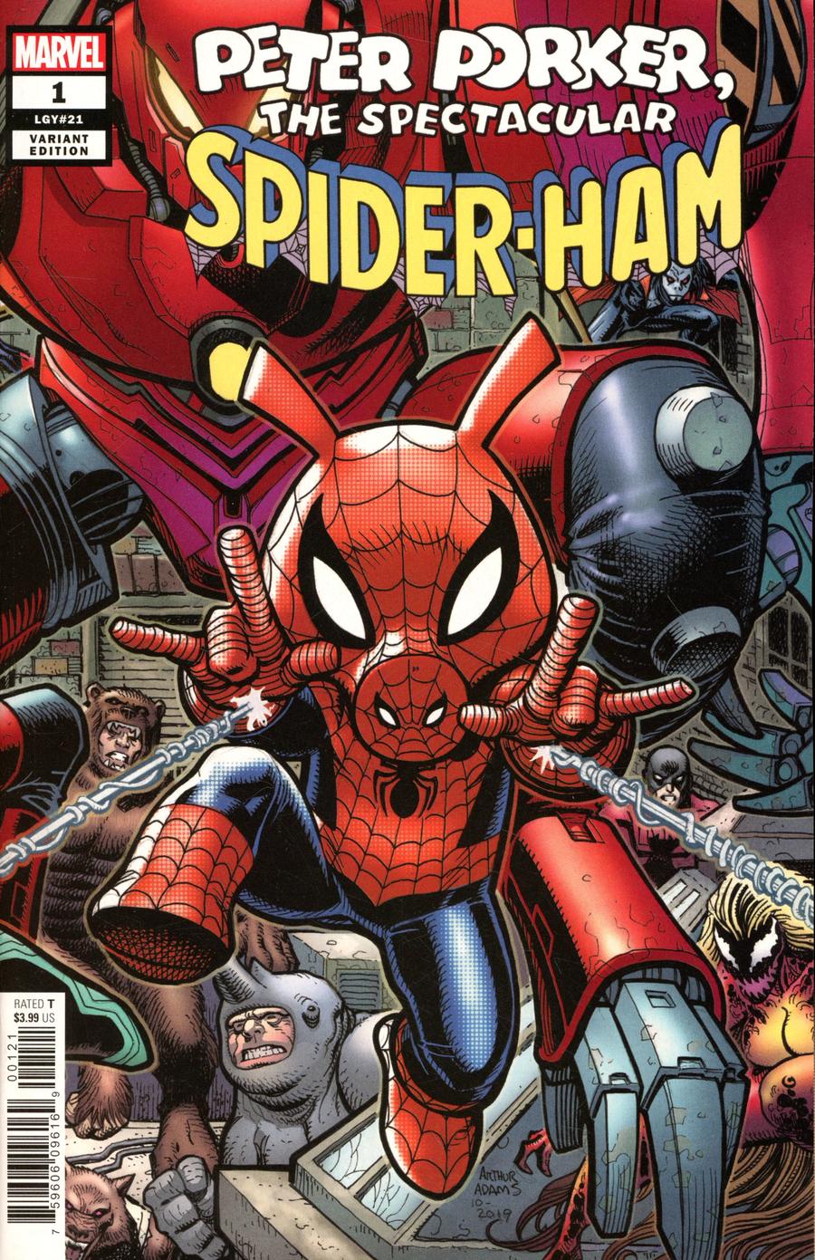 Spider-Ham #1 Cover B Variant Arthur Adams 8-Part Connecting Cover