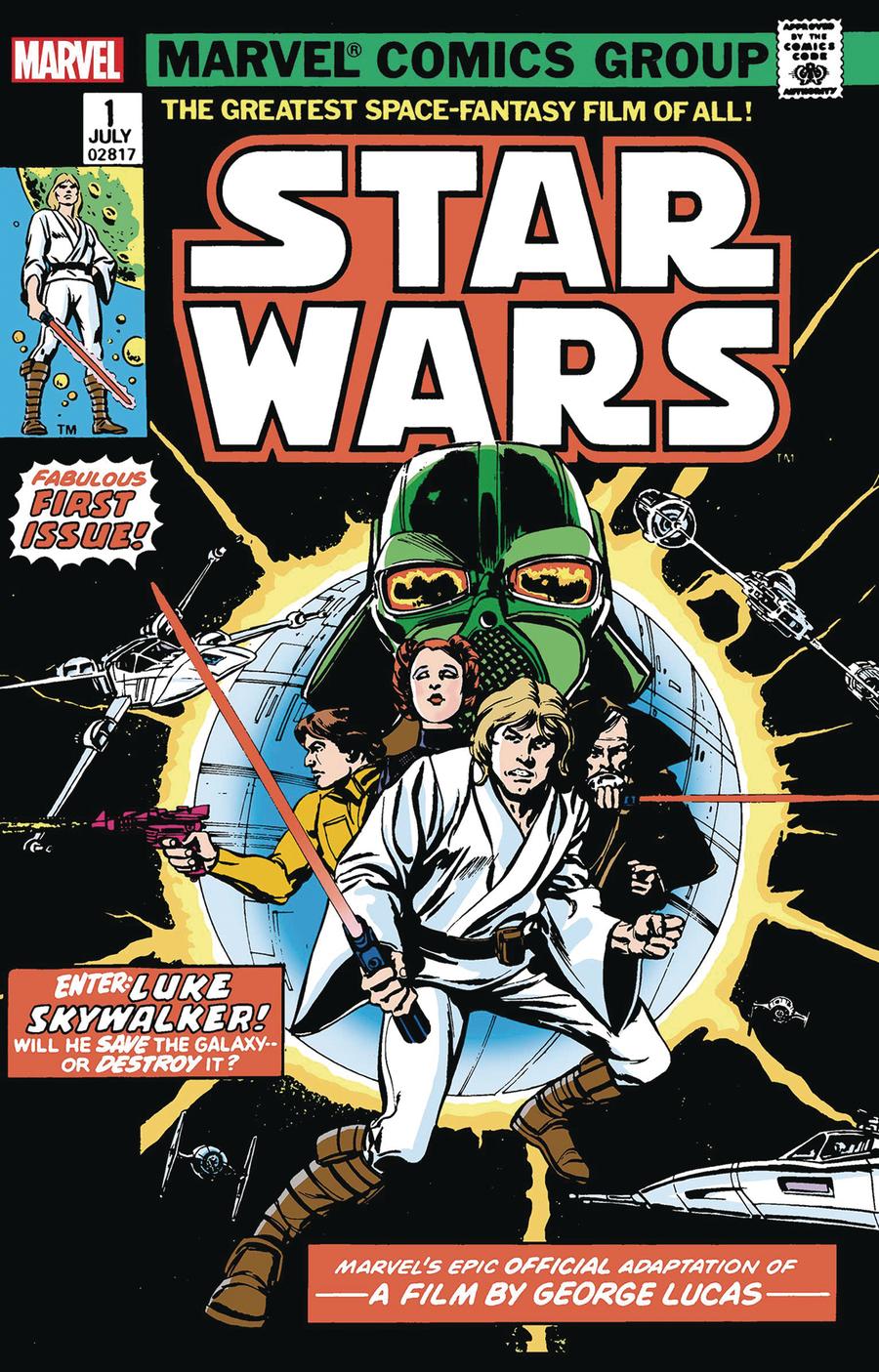 Star Wars (Marvel) Vol 1 #1 Cover D Facsimile Edition