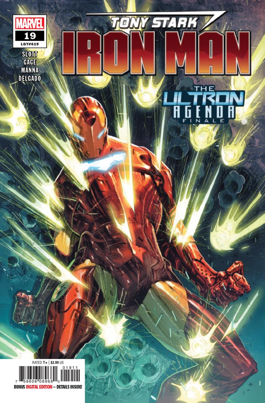 Tony Stark Iron Man #19 Cover A 1st Ptg Regular Alexander Lozano Cover