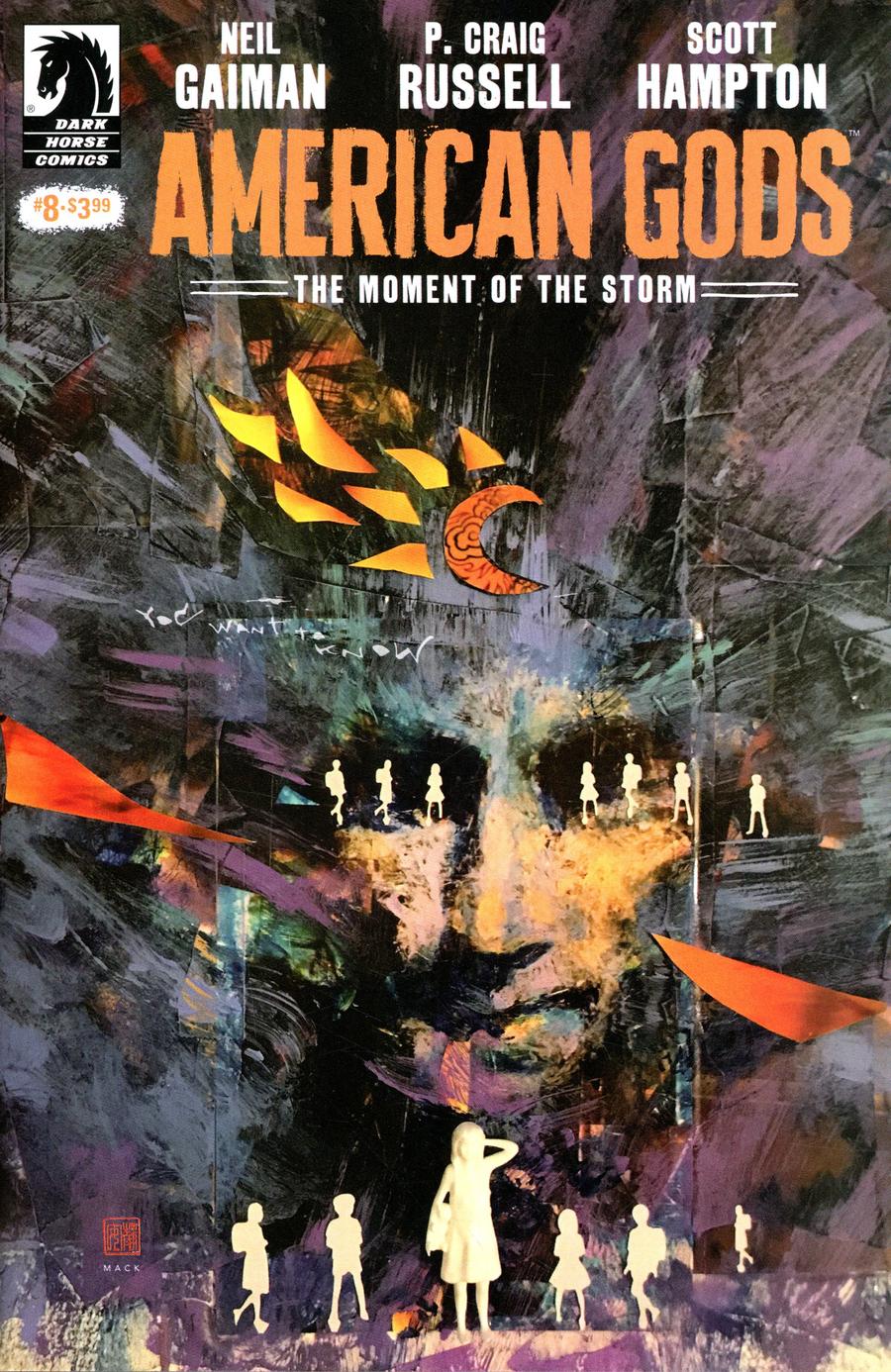 American Gods Moment Of The Storm #8 Cover B Variant David Mack Cover