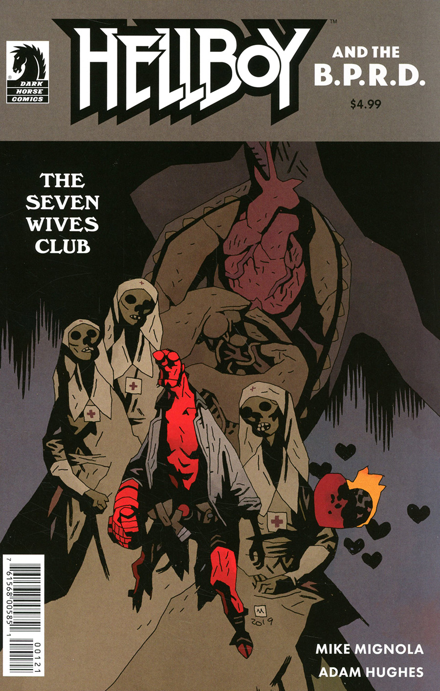 Hellboy And The BPRD Seven Wives Club Cover B Variant Mike Mignola Cover