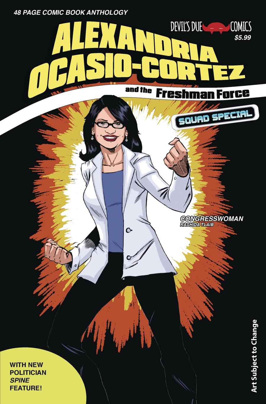 Alexandria Ocasio-Cortez And The Freshman Force Squad #1 Cover E Variant Josh Blaylock Cover