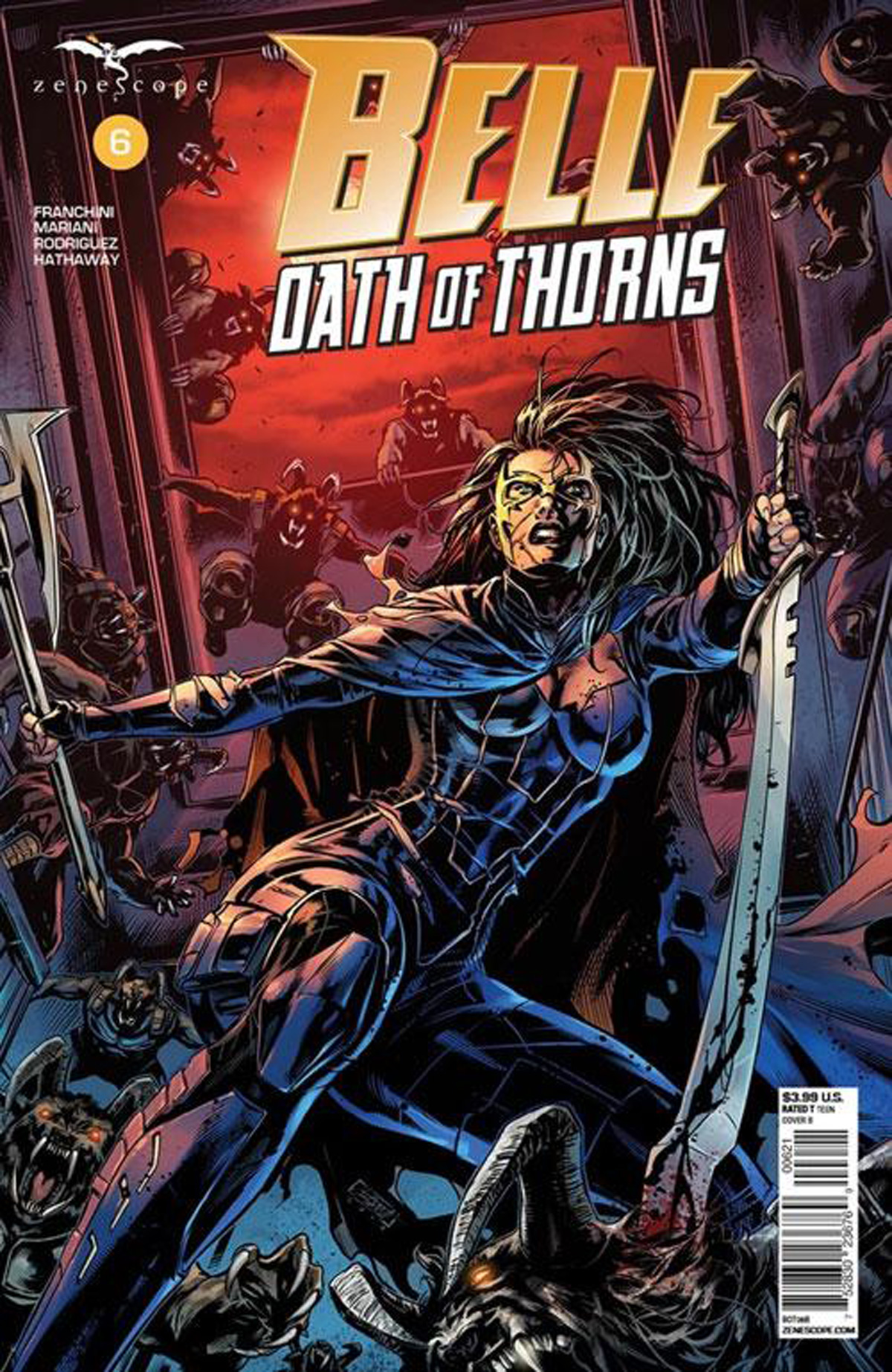 Grimm Fairy Tales Presents Belle Oath Of Thorns #6 Cover B Caanan White