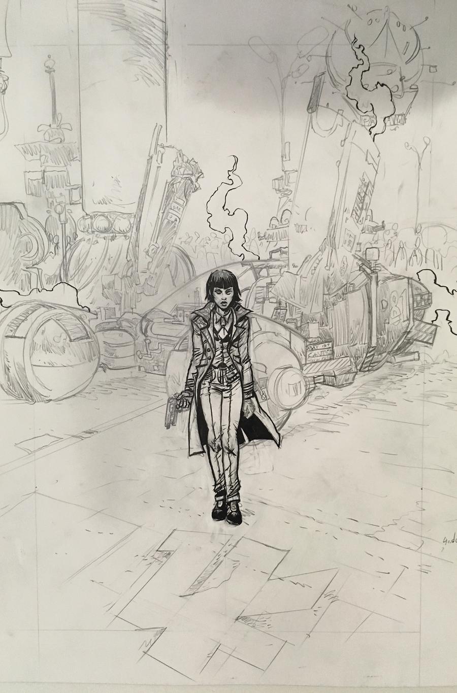 Blade Runner 2019 #5 Cover D Variant Paul Pope Virgin Sketch Cover