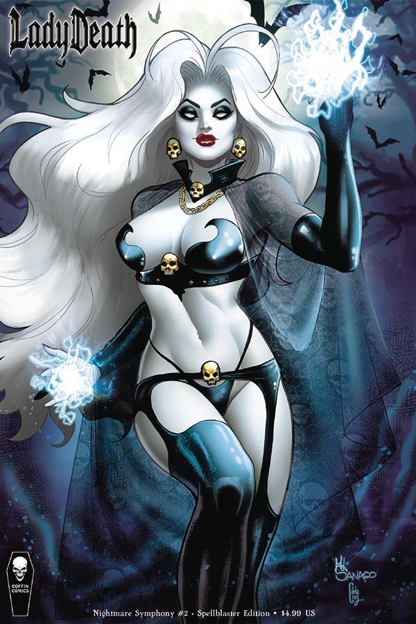 Lady Death Nightmare Symphony #2 Cover B Variant Maria Sanapo Spellblaster Cover