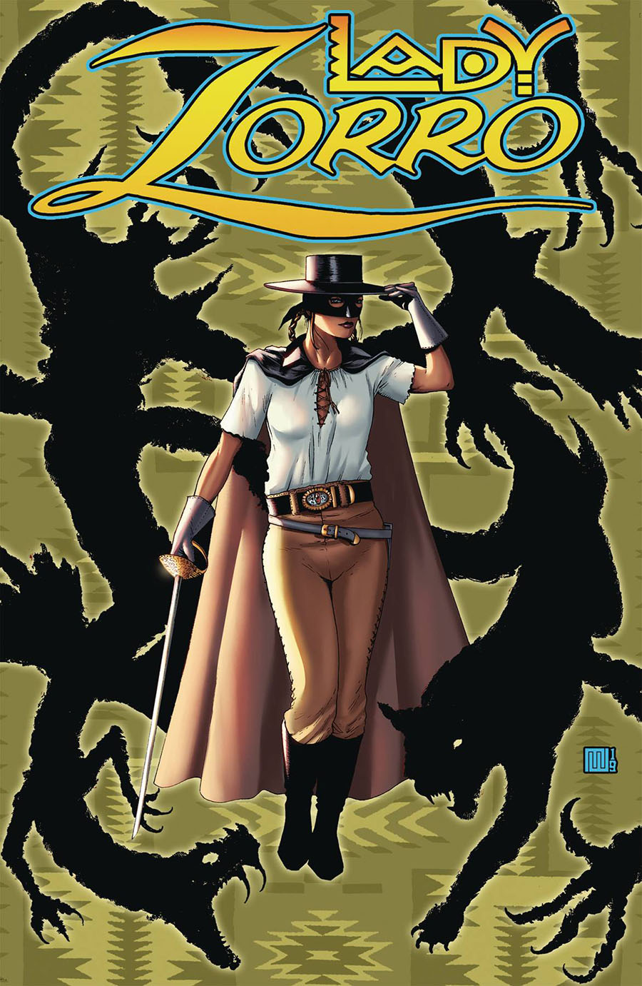 Lady Zorro Vol 2 #1 Cover C Limited Edition Mike Wolfer Pulp Cover