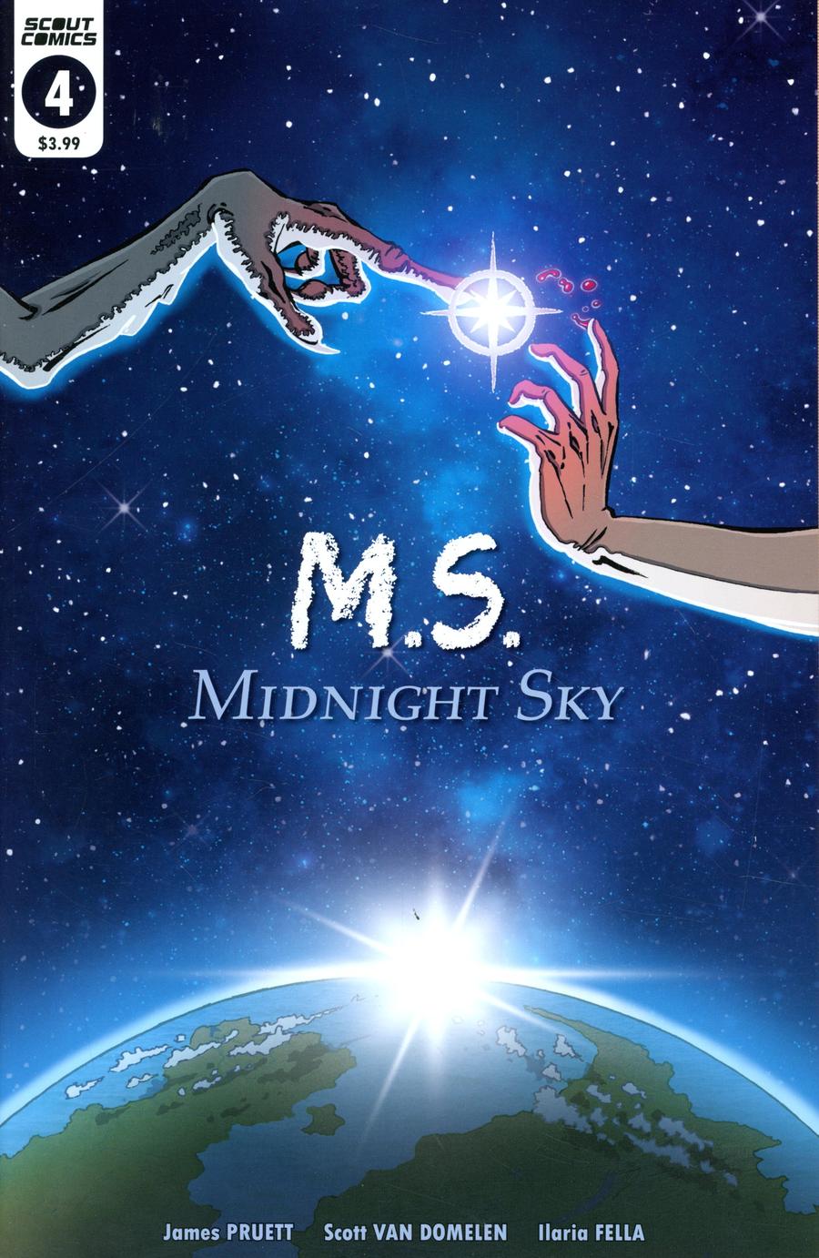 Midnight Sky #4 Cover B Variant Scott Van Domelen ET Homage Cover