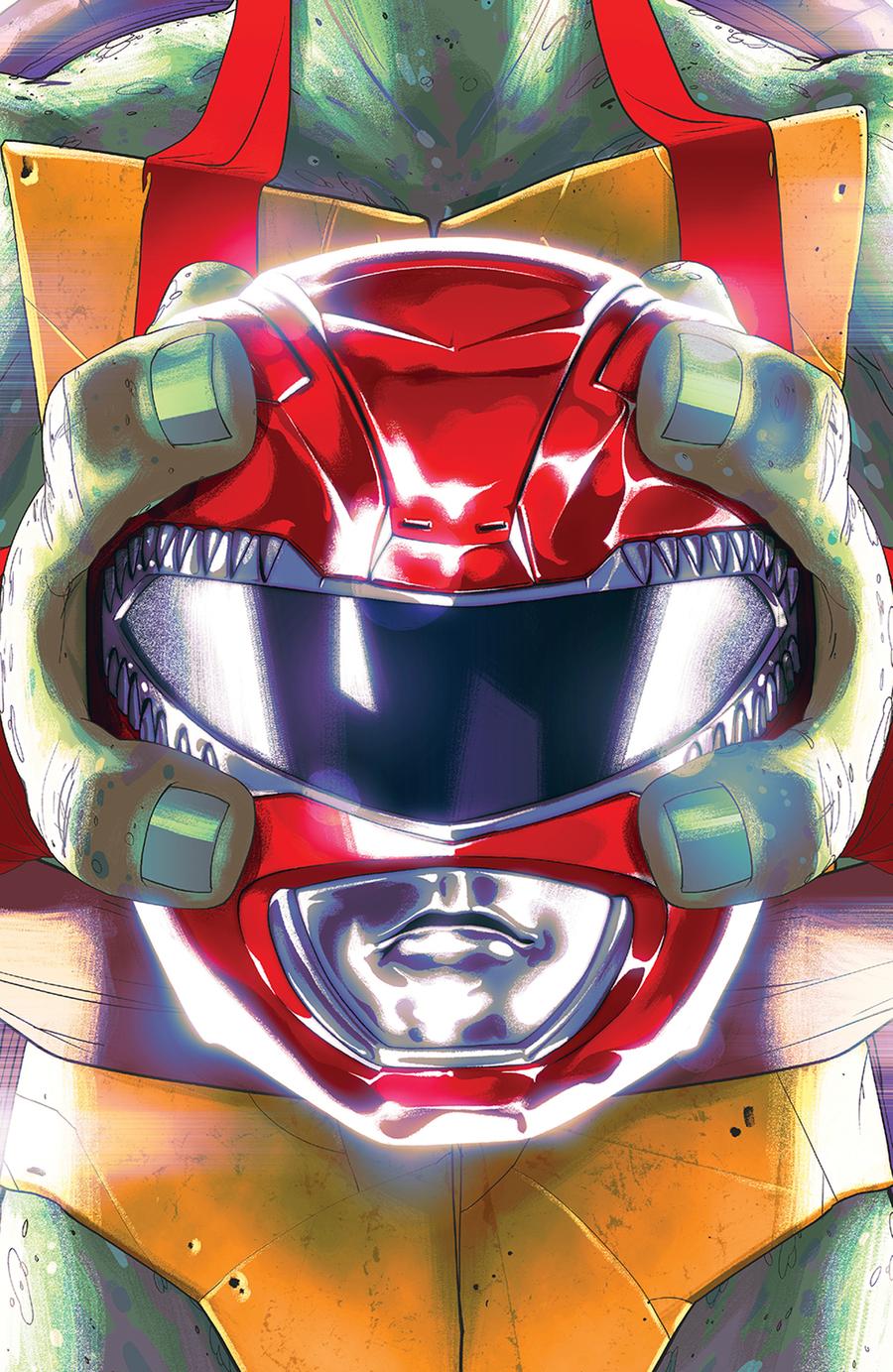 Mighty Morphin Power Rangers Teenage Mutant Ninja Turtles #1 Cover B Variant Goni Montes Cover