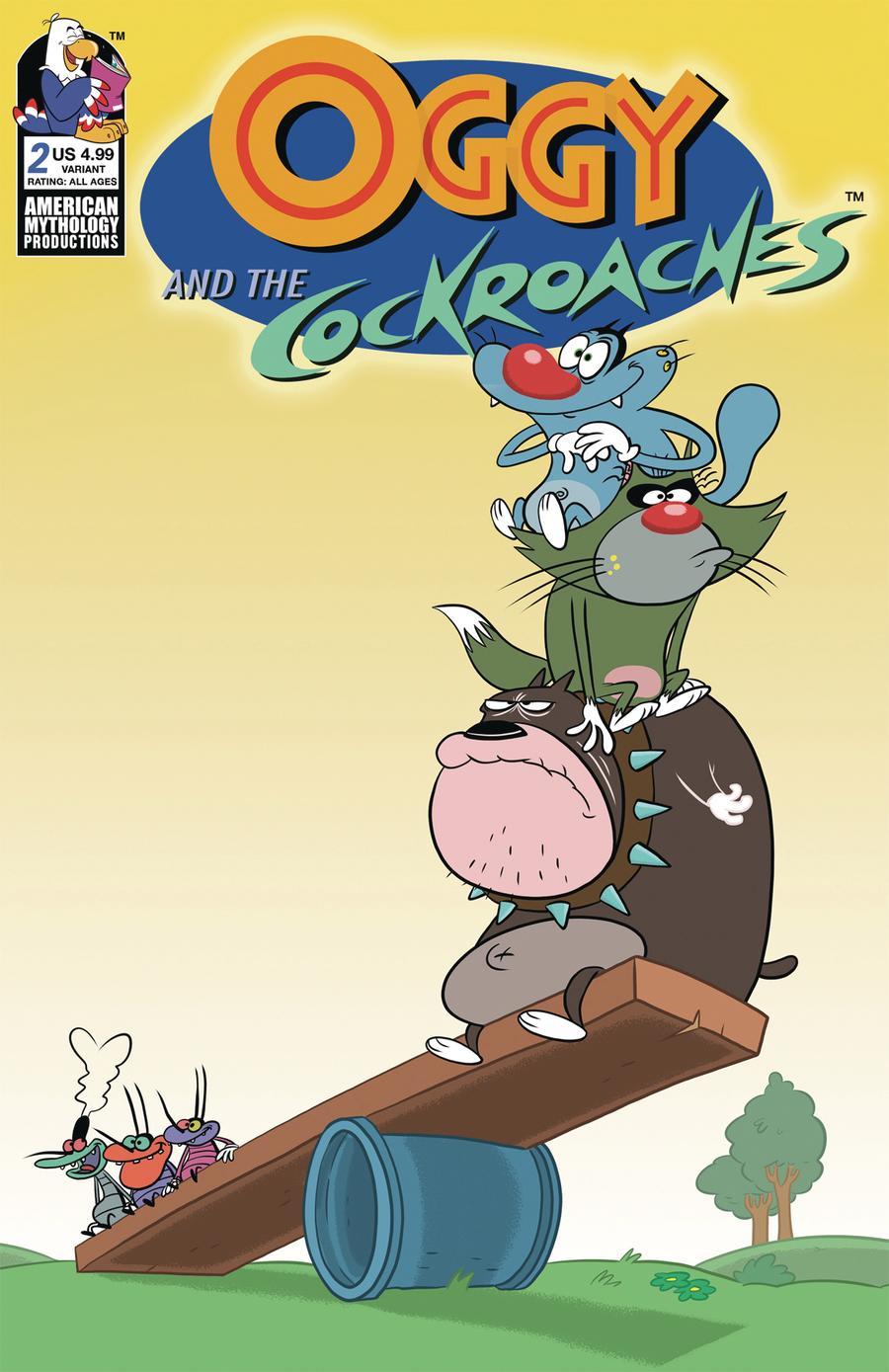 Oggy And The Cockroaches #2 Cover B Variant Dean Rankine Cover