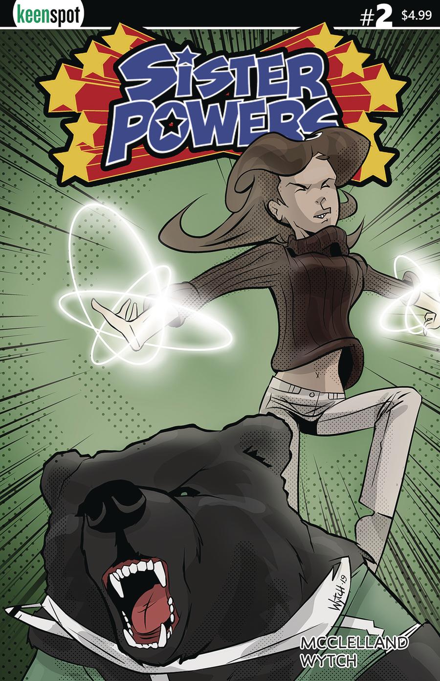 Sister Powers #2 Cover C Variant Mario Wytch Powered Up Cover