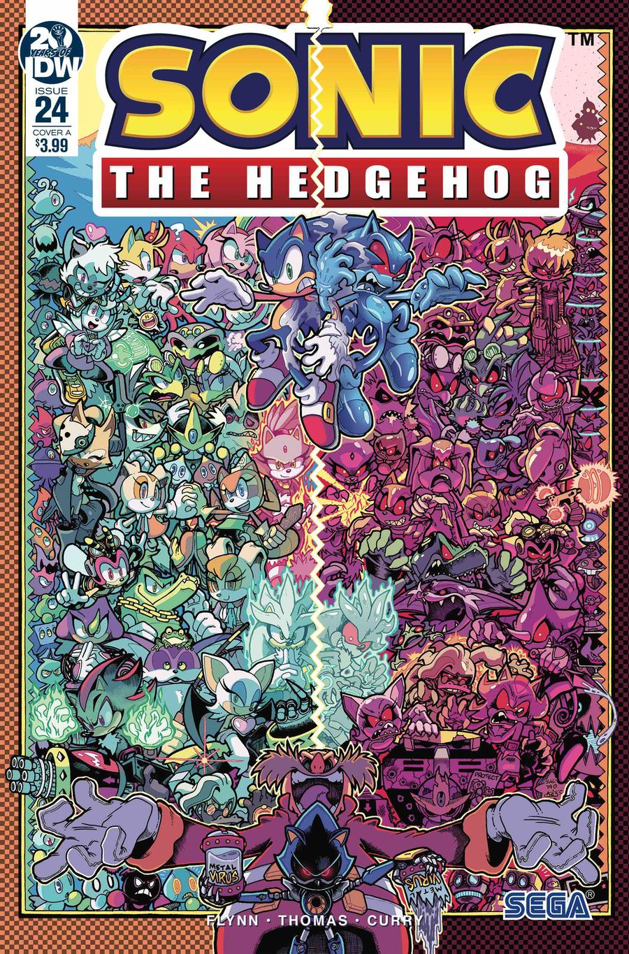 Sonic The Hedgehog Vol 3 #24 Cover A Regular Jonathan Gray & Reggie Graham Cover