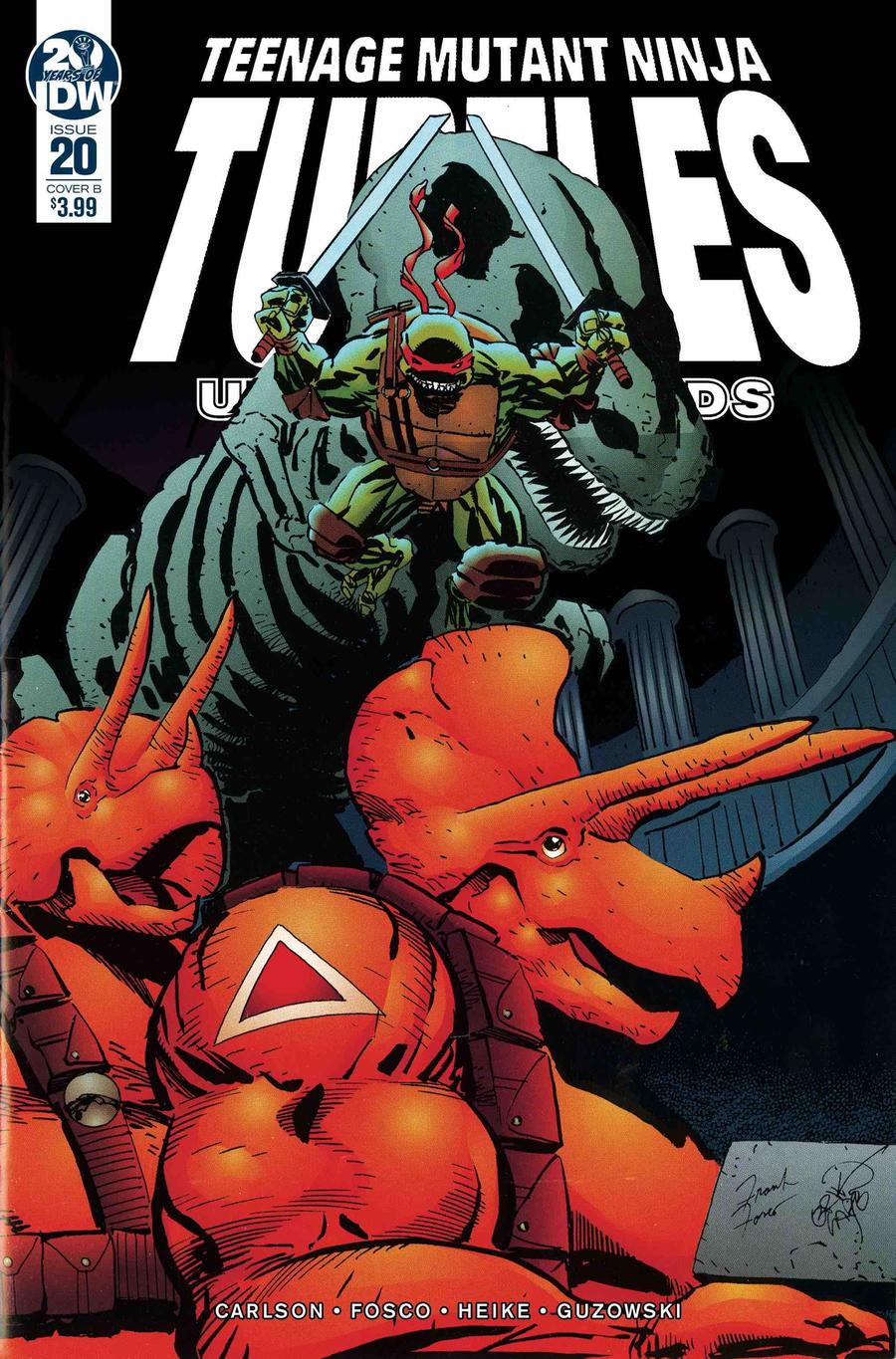 Teenage Mutant Ninja Turtles Urban Legends #20 Cover B Variant Frank Fosco & Erik Larsen Cover