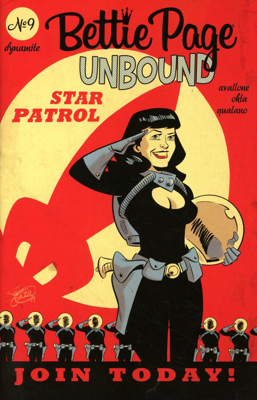 Bettie Page Unbound #9 Cover B Variant Scott Chantler Cover